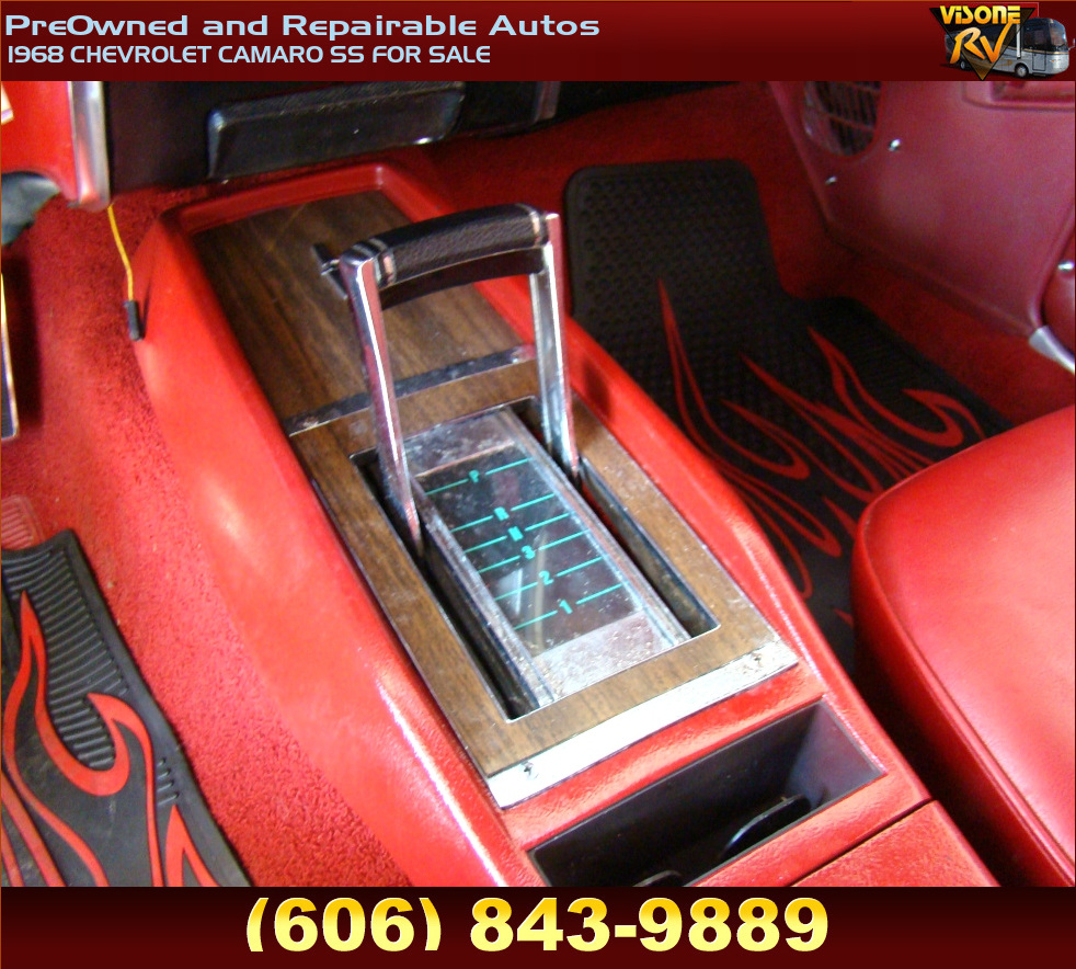 RV Parts 1968 CHEVROLET CAMARO SS FOR SALE PreOwned and Repairable