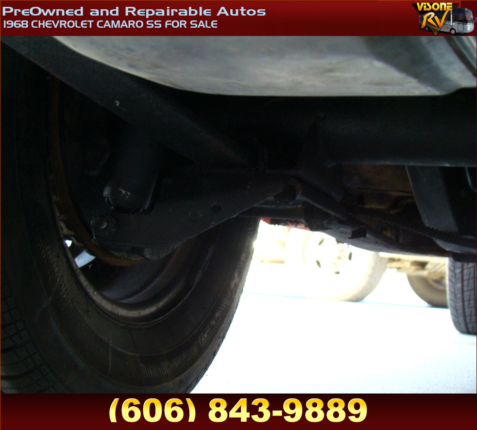 RV Parts 1968 CHEVROLET CAMARO SS FOR SALE PreOwned and Repairable