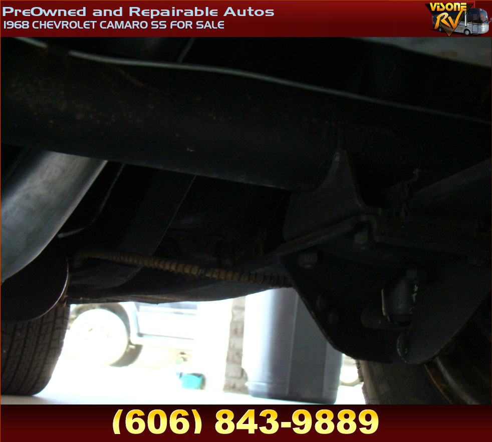 RV Parts 1968 CHEVROLET CAMARO SS FOR SALE PreOwned and Repairable