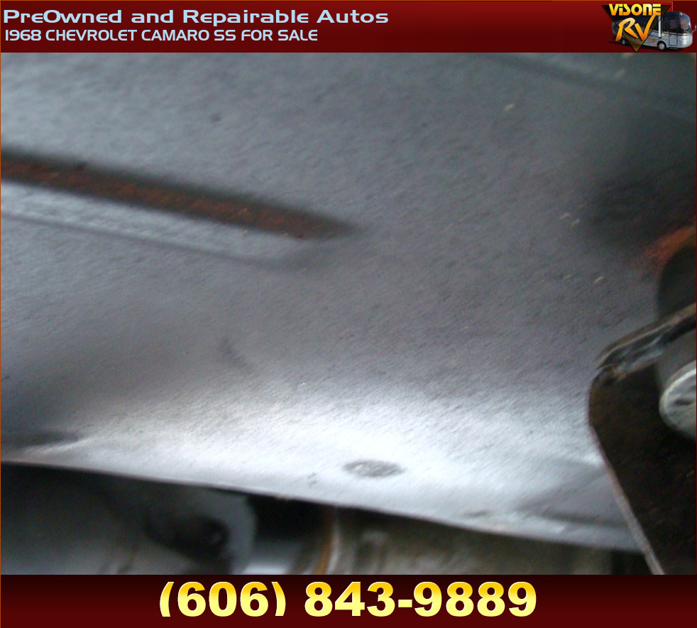 RV Parts 1968 CHEVROLET CAMARO SS FOR SALE PreOwned and Repairable