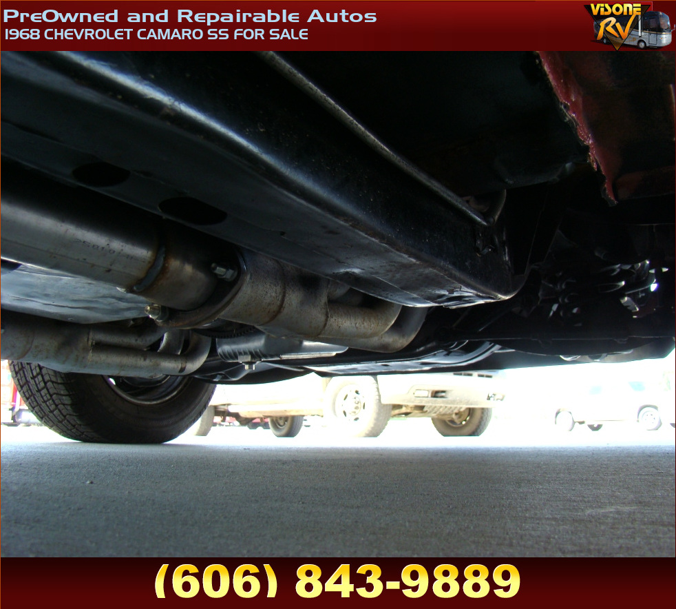 RV Parts 1968 CHEVROLET CAMARO SS FOR SALE PreOwned and Repairable