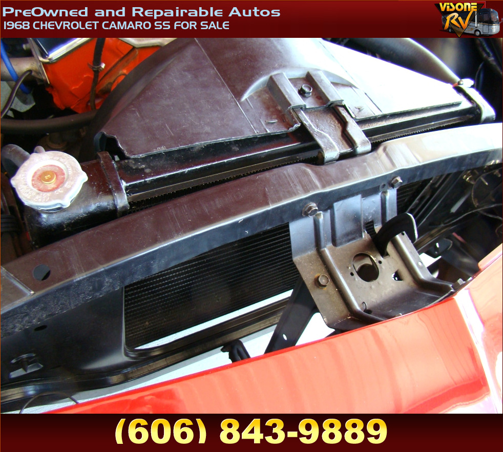 RV Parts 1968 CHEVROLET CAMARO SS FOR SALE PreOwned and Repairable