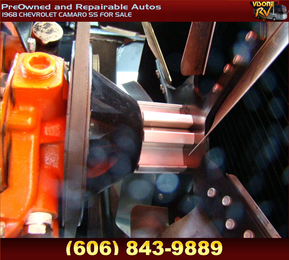 RV Parts 1968 CHEVROLET CAMARO SS FOR SALE PreOwned and Repairable