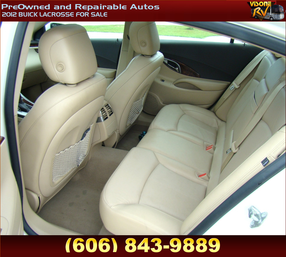 RV Parts 2012 BUICK LACROSSE FOR SALE PreOwned and Repairable Autos