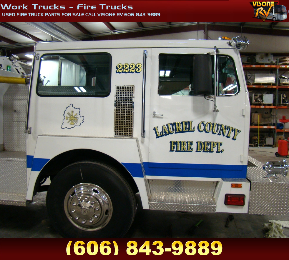 RV Parts USED FIRE TRUCK PARTS FOR SALE CALL VISONE RV 6068439889