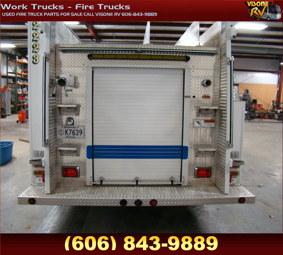 RV Parts USED FIRE TRUCK PARTS FOR SALE CALL VISONE RV 6068439889